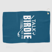 Serviette De Golf Parle Birdie à moi (Horizontal)