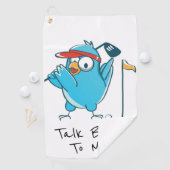 Serviette De Golf Parle-Moi Birdie ! (En situation)