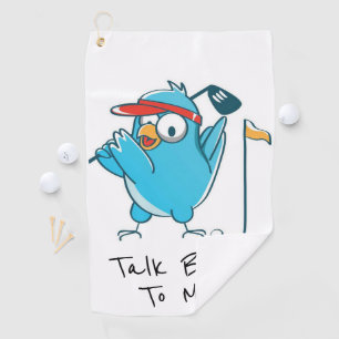 Serviette De Golf Parle-Moi Birdie ! 