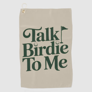Serviette De Golf Parle Oiseau À Moi Golf Drôle Golfeuse Amoureuse