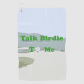 Serviette De Golf Parlez à Birdie (Devant)