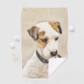Serviette De Golf Parson Jack Russell Terrier Peinture - Dog Art (En situation)