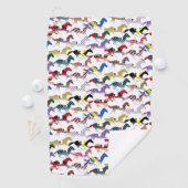 Serviette De Golf Partez pour les courses de chevaux Jockey Motif en (En situation)