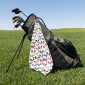 Serviette De Golf Partez pour les courses de chevaux Jockey Motif en (Vert)