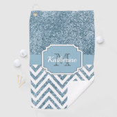Serviette De Golf Parties scintillant Chevron (En situation)