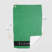 Serviette De Golf Parties scintillant verte, Arrière - plan Parties  (En situation)