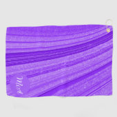 Serviette De Golf Parties scintillant violet oneuse (Horizontal)