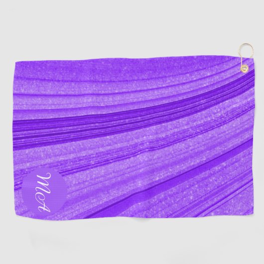 Serviette De Golf Parties scintillant violet oneuse (Horizontal)