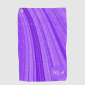 Serviette De Golf Parties scintillant violet oneuse (Devant)