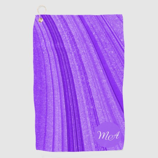 Serviette De Golf Parties scintillant violet oneuse (Devant)