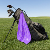Serviette De Golf Parties scintillant violet oneuse (Vert)
