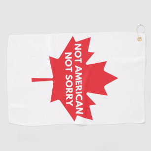 Serviette De Golf Pas Américain, Pas Désolé Golf Towel