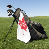 Serviette De Golf Pas Américain, Pas Désolé Golf Towel (Vert)