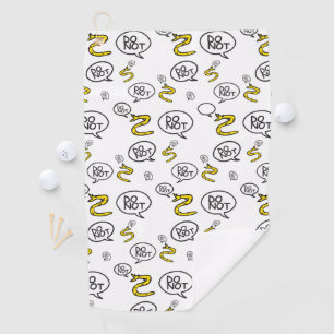 Serviette De Golf Pas de pas sur les mèmes de snek parodie de Gadsde