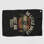 Serviette De Golf Pas De Petites Boules Juste Gros Disques Frisbee G (Horizontal)