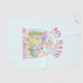 Serviette De Golf Pas de pluie, pas de fleurs | Inspirer Floral & Ch (Horizontal)