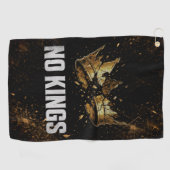 Serviette De Golf Pas de rois protestent (Horizontal)
