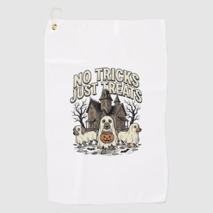 Serviette De Golf Pas de tours juste des friandises Halloween Dachsh