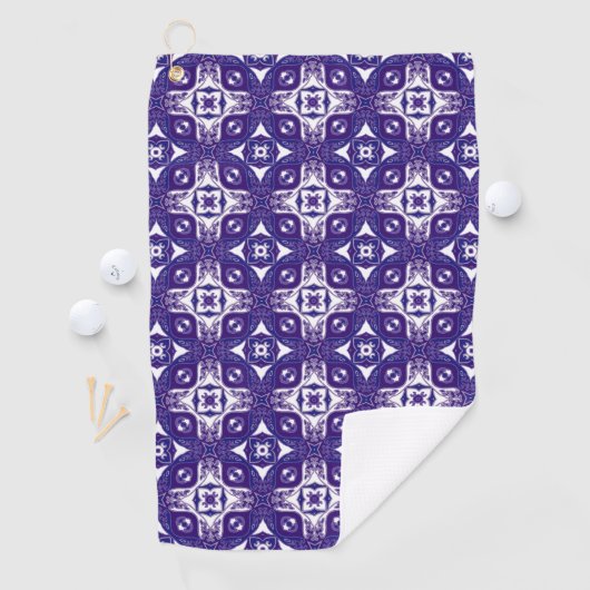 Serviette De Golf Passion violette la première (En situation)