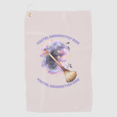 Serviette De Golf Pastel Broomstick (Devant)