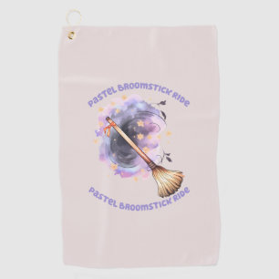 Serviette De Golf Pastel Broomstick
