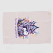 Serviette De Golf Pastel Hauntings (Horizontal)