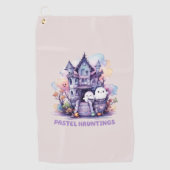 Serviette De Golf Pastel Hauntings (Devant)