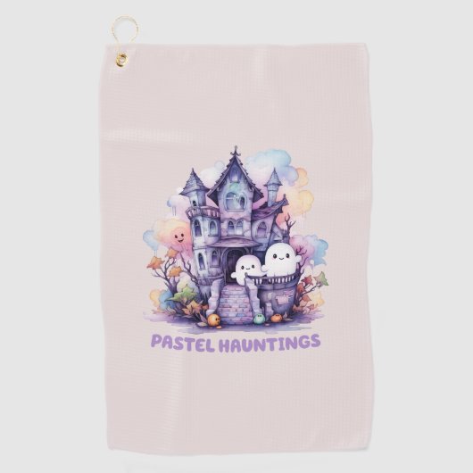 Serviette De Golf Pastel Hauntings (Devant)