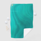 Serviette De Golf Pastel Light Turquoise Abstrait (En situation)