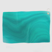 Serviette De Golf Pastel Light Turquoise Abstrait (Horizontal)