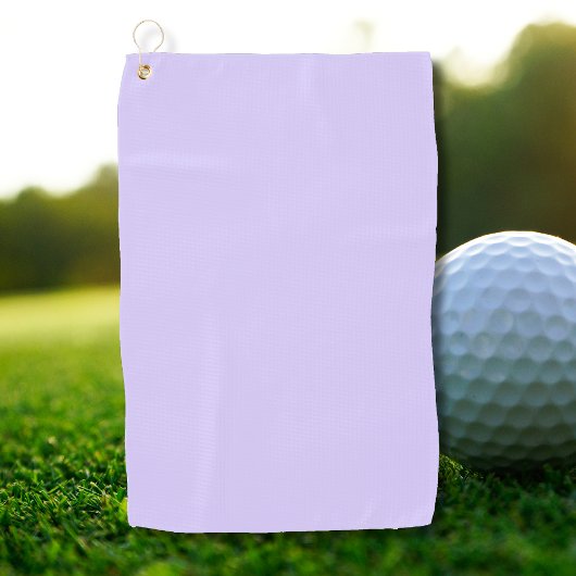 Serviette De Golf Pastel Lilac couleur solide | Classique | Élégant