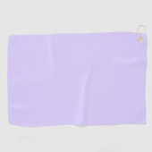 Serviette De Golf Pastel Lilac couleur solide | Classique | Élégant (Horizontal)