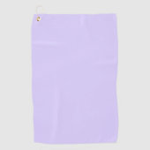 Serviette De Golf Pastel Lilac couleur solide | Classique | Élégant (Devant)