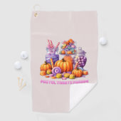 Serviette De Golf Pastel Traitements Parade - Belle Bonbons & Citrou (En situation)