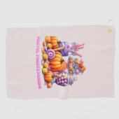 Serviette De Golf Pastel Traitements Parade - Belle Bonbons & Citrou (Horizontal)