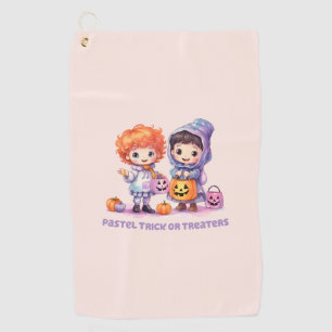 Serviette De Golf Pastel Trick ou Traitements