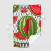 Serviette De Golf Pastèque Palestine - Slice (En situation)
