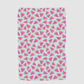 Serviette De Golf Pastèque tropicale à la menthe, (Devant)
