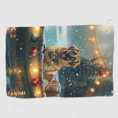 Serviette De Golf Pasteur anatolien Noël Festive Voyage (Horizontal)