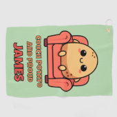 Serviette De Golf Patate de Canapé et Fière (Horizontal)