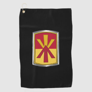 Serviette De Golf Patch Customisé de la 11e brigade de défense aérie