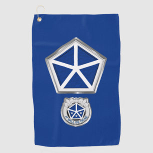 Serviette De Golf Patch Customisé V Corps blindé