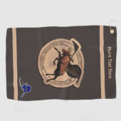 Serviette De Golf Patch Flying Moose Aviation (Horizontal)