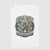 Serviette De Golf Patchwork Jésus Foi Patchwork Jésus (Devant)