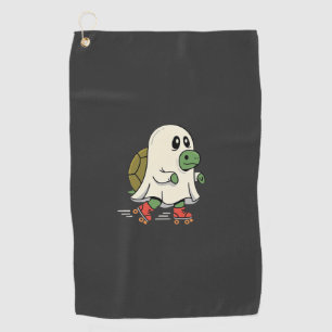 Serviette De Golf Patins à roulettes Tortue Fantôme Design Halloween