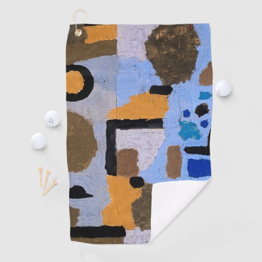 Serviette De Golf Paul Klee Composition Peinture Abstraite Art moder (En situation)