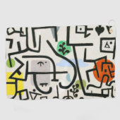 Serviette De Golf Paul Klee Rich Harbour Expressionnisme Abstrait (Horizontal)