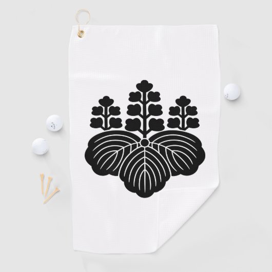 Serviette De Golf Paulownia avec 5-7 fleurs (En situation)