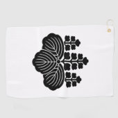 Serviette De Golf Paulownia avec 5-7 fleurs (Horizontal)