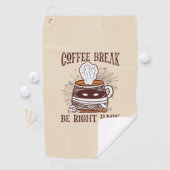 Serviette De Golf Pause café - Thème Halloween (En situation)